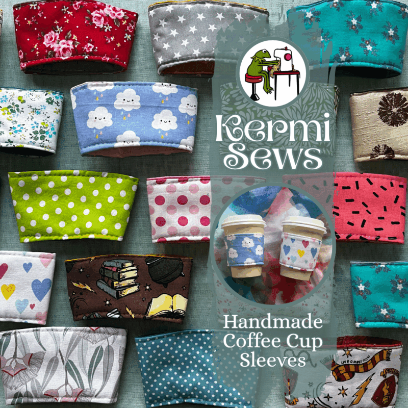 Kermi Sews Coffee Cup Sleeves